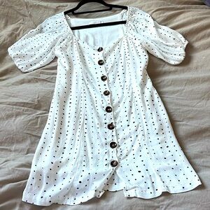 Polka Dot Mini Dress